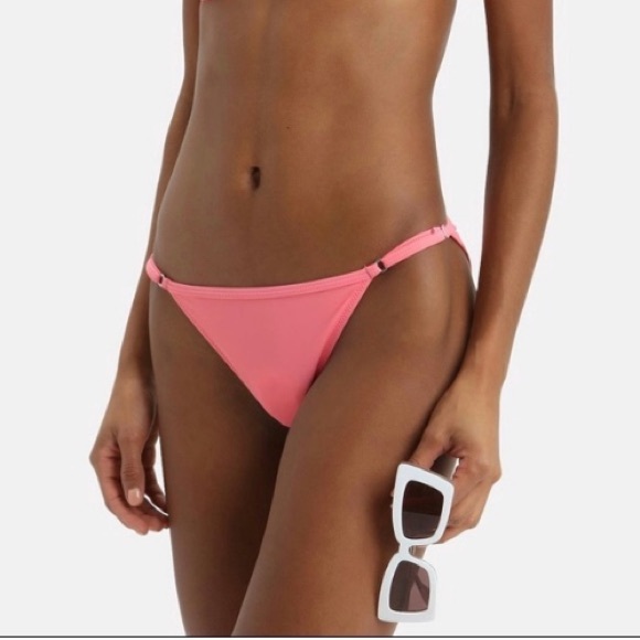 Solid & Striped Flamingo Pink Bikini Set, Katie Top & Lulu Bottom, NWT - Picture 7 of 15